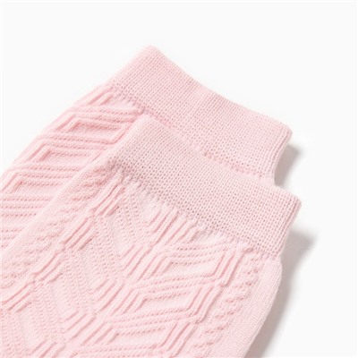 Носки женские шерстяные, цвет розовый, размер 23-25